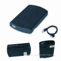 1200 Mah Black Portable Solar Powered Backup Ipad External  Li-ion Battery Pack Charger